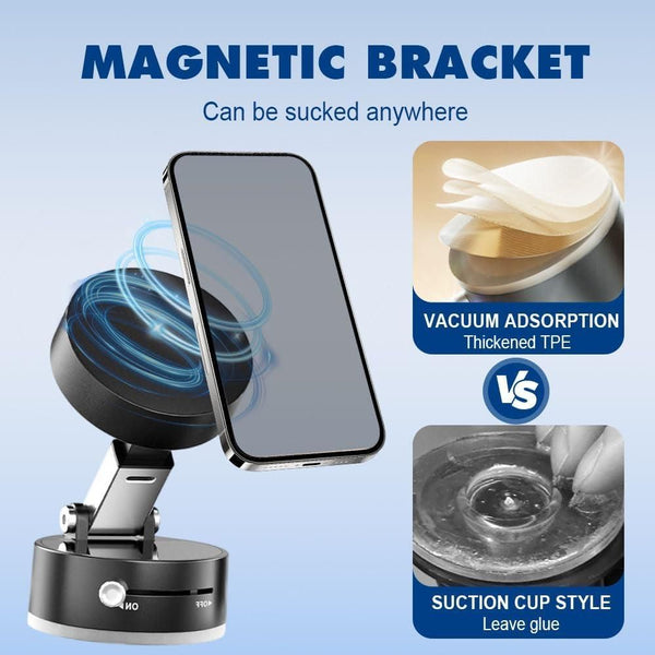 PixelGlow - Vacuum Magnetic Suction Phone Holder