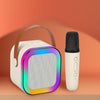 PixelGlow - Bluetooth Karaoke Speaker with Microphone